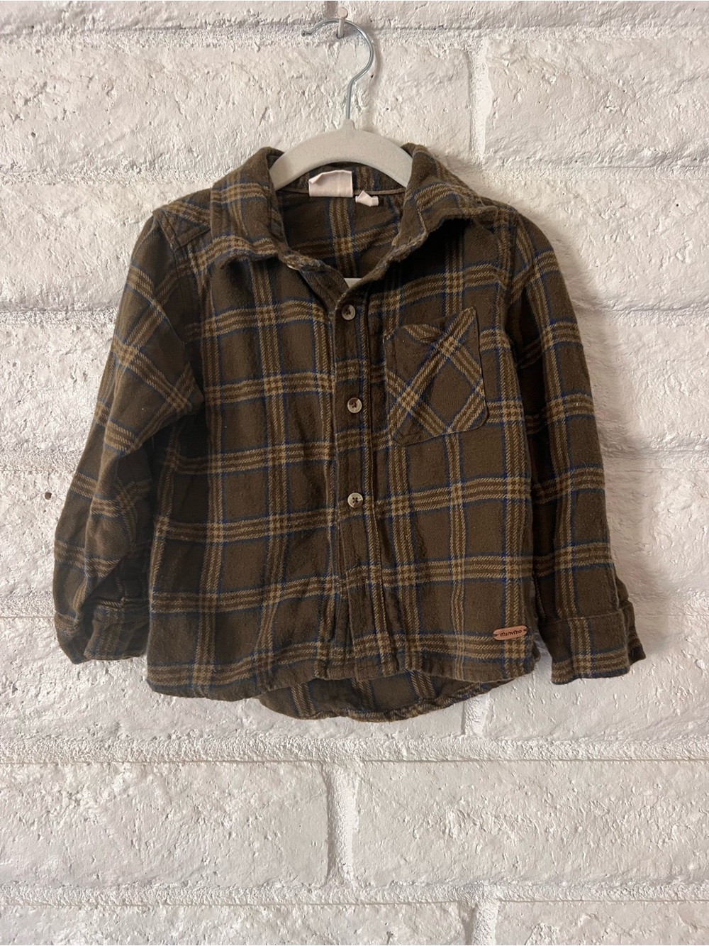 Kids Plaid Button-Up Shirt